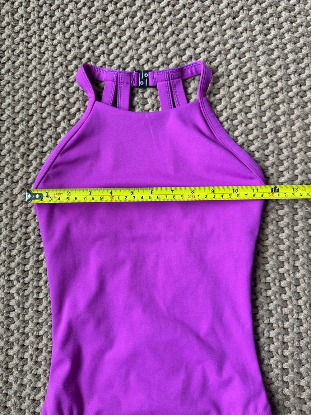 Jo + Jax Girls High Neck Leotard in Purple Fushia Size Youth Extra Large YXL 13